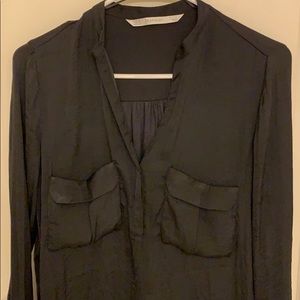 Zara black blouse